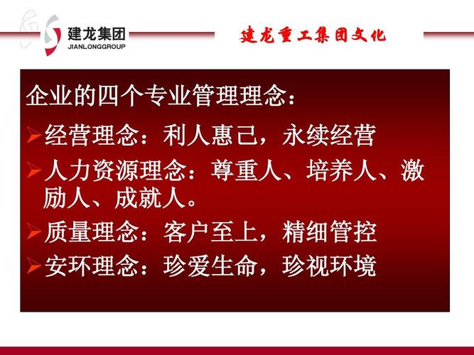 北京建龙重工集团企业文化与信息化部愿景